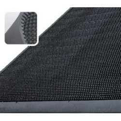 ALFOMBRA NEGRA PICOS 900x1800MM