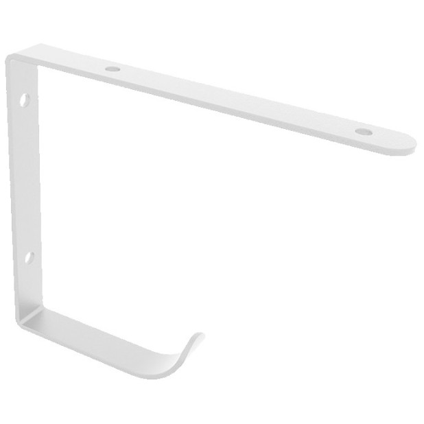 ESCUADRA C/COLG 180MM BLANCO PORO