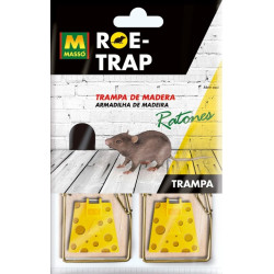 TRAMPA MADERA PARA RATONES BLISTER 2UND