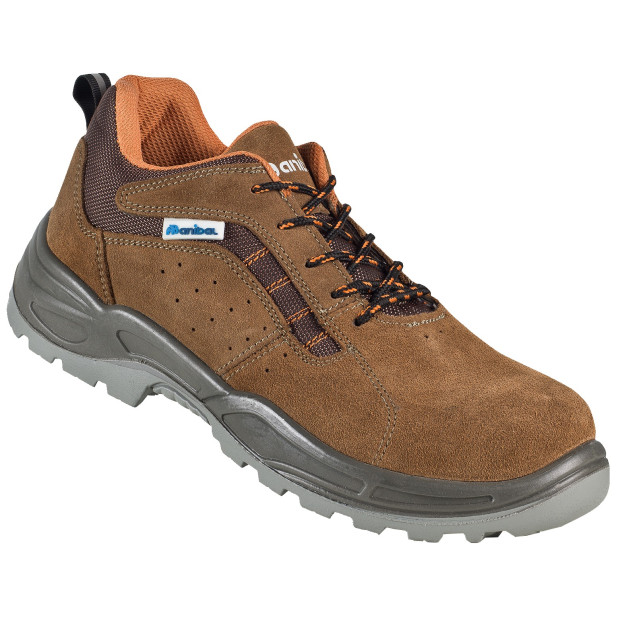ZAPATO MOD. LUSITANIA PIEL SERRAJE MARRON