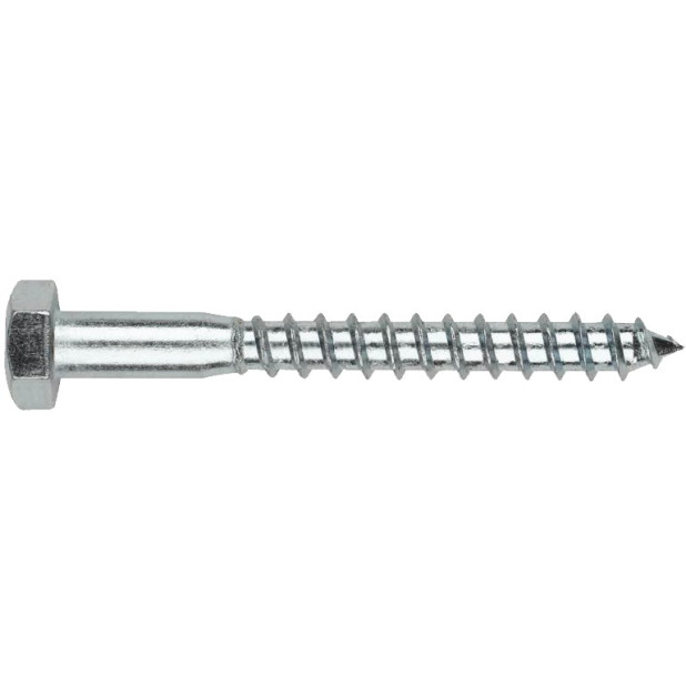 TORNILLO BARRAQUERO ZINC. DIN 571 8x40mm