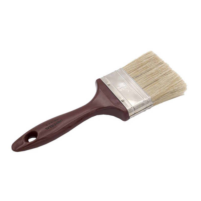 BROCHA SUPER BLANCA M. MARRON 3.