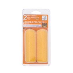 PACK 2 MINI RODILLO LACAR PIEL MELOCOTON 11CM