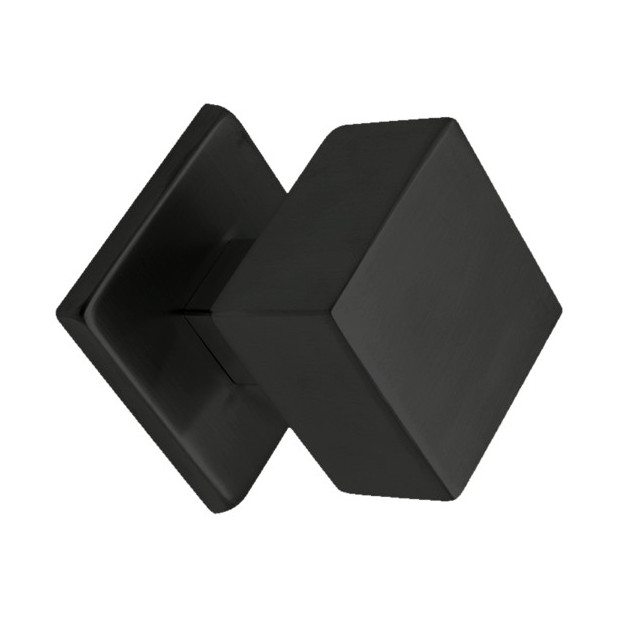 POMO PUERTA CUADRADO NEGRO