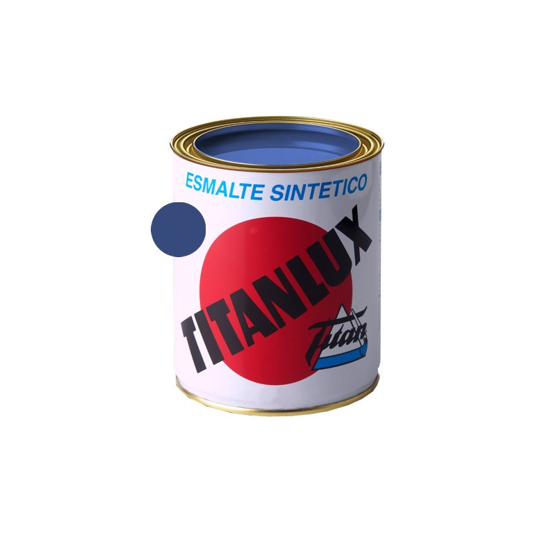 TITANLUX ESMALTE SINTETICO AZUL MARINO 750ML