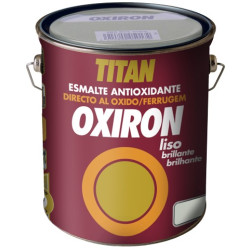 OXIRON ESMALTE LISO BRILLANTE PLATA 4L