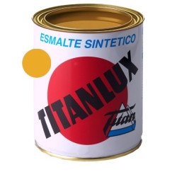 TITANLUX ESMALTE SINTETICO AMARILLO MEDIO 750ML (DESCAT)