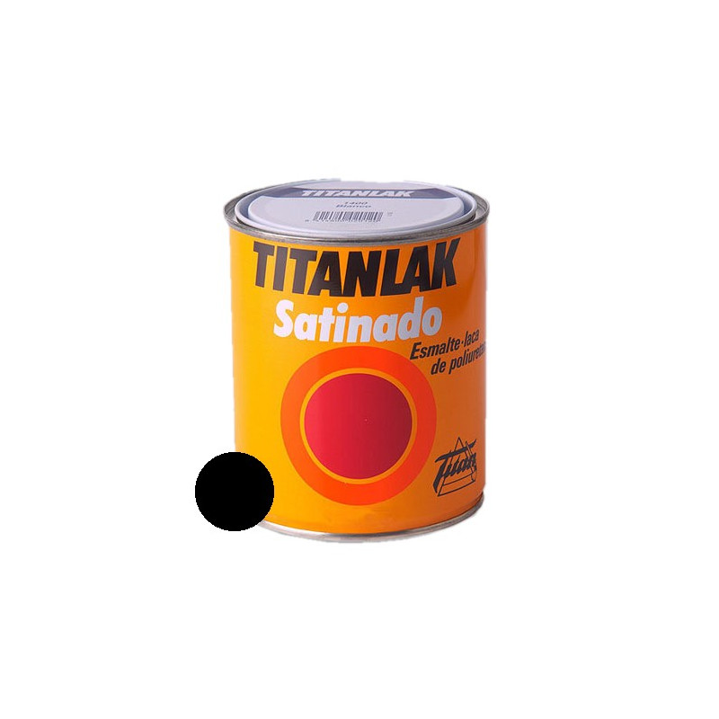 TITANLAK 750ML SATINADO NEGRO