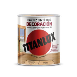 TITANLUX BARNIZ SINTETICO MATE INCOLORO 750ML