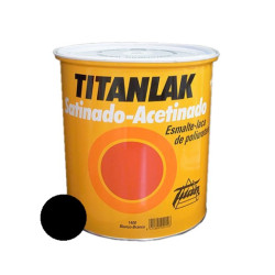 TITANLAK 4LTS. SATINADO NEGRO