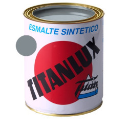 TITANLUX ESMALTE SINTETICO GRIS ACERO 375ML (DESCAT)