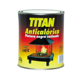 PINTURA ANTICALORICA NEGRA 750ML