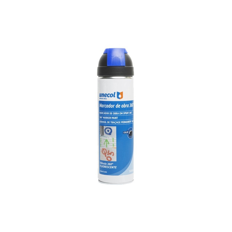 SPRAY MARCADOR AZUL 360º 500ML