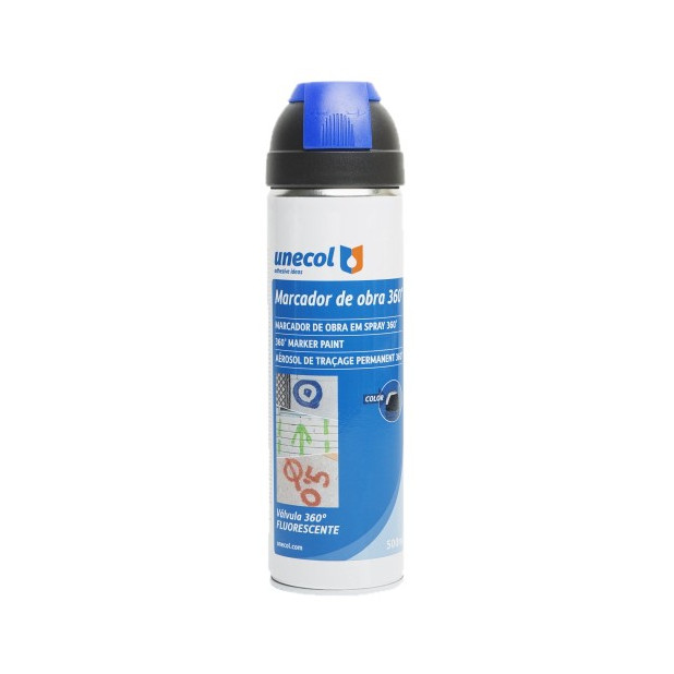 SPRAY MARCADOR AZUL 360º 500ML