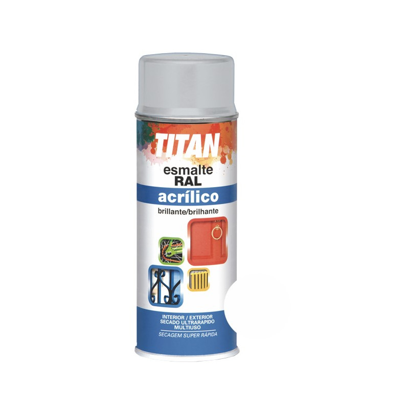 SPRAY ESM. ACRILICO BLANCO RAL9010 400ML