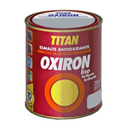 OXIRON ESMALTE LISO BRILLANTE GRIS PERLA 750ML