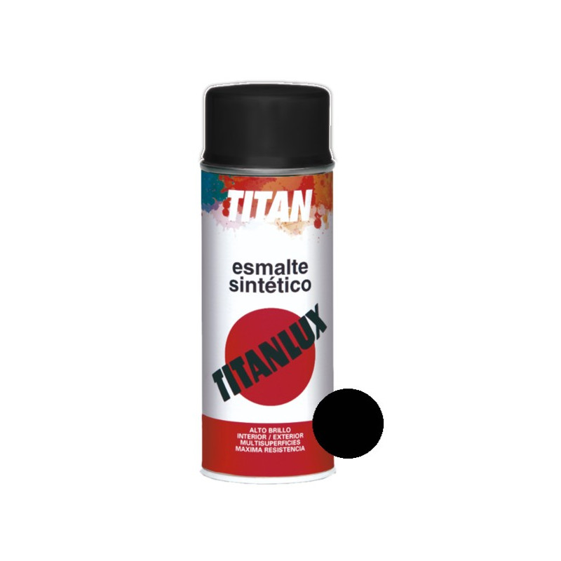 SPRAY TITAN ESM. SINT. NEGRO 0567 400ML.