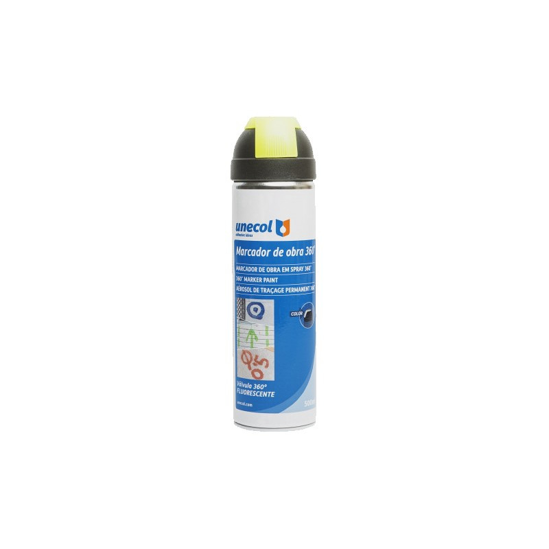 SPRAY MARCADOR AMARILLO 360º 500ML