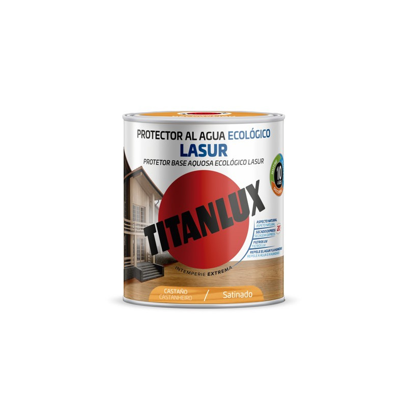 TITANLUX PROTECTOR AL AGUA SATINADO CASTAÑO 750ML(DESCAT.)
