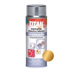 SPRAY TITAN CROMADO ORO 400ML