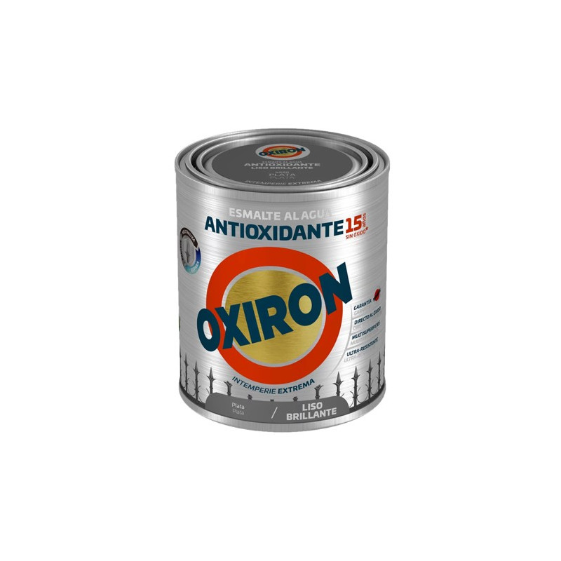 OXIRON AL AGUA LISO BRILLANTE PLATA 750ML