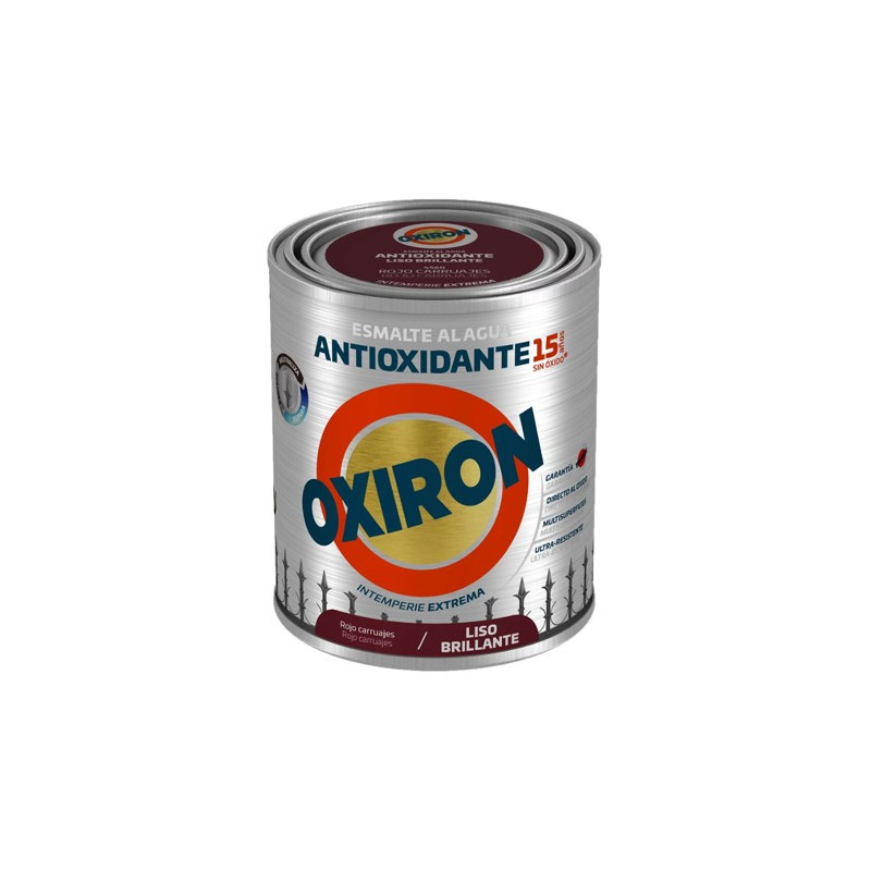 OXIRON AL AGUA LISO BRILLANTE ROJO CARRUAJES 750ML