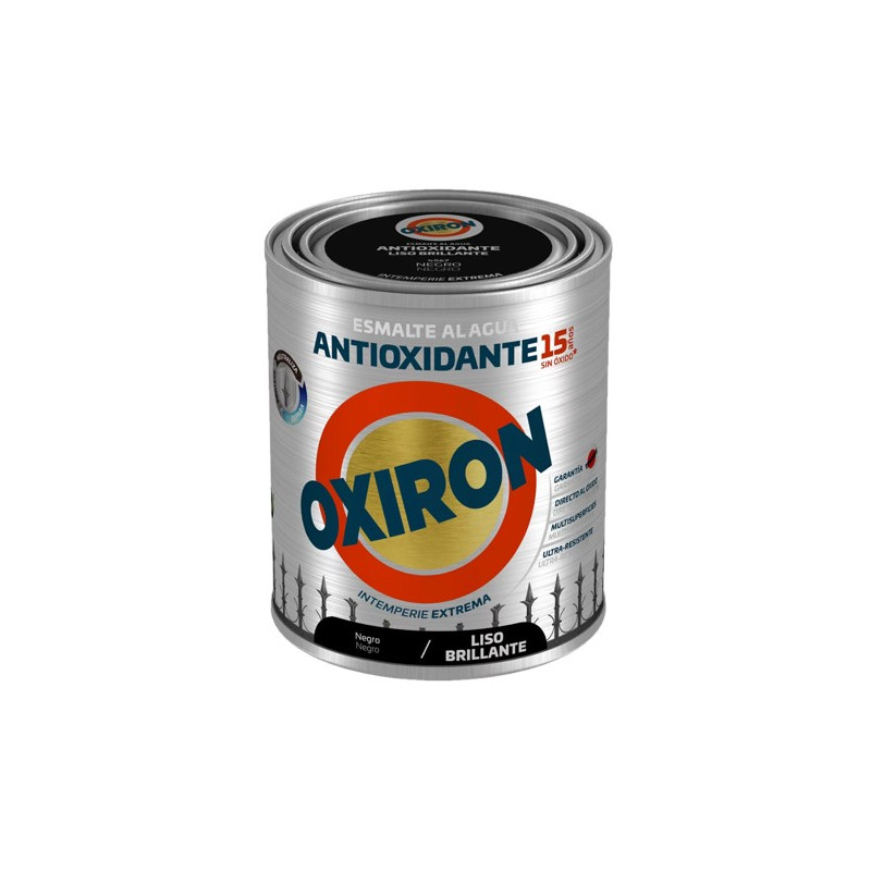OXIRON AL AGUA LISO BRILLANTE NEGRO 750ML