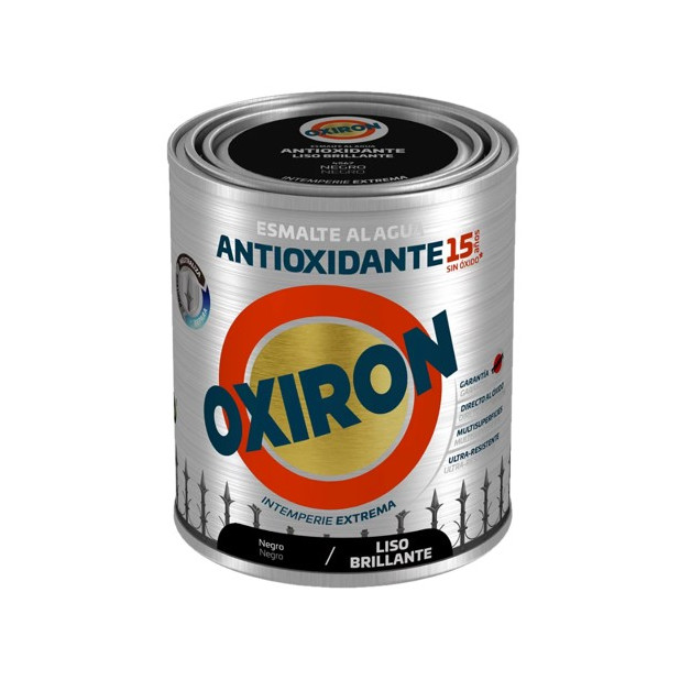 OXIRON AL AGUA LISO BRILLANTE NEGRO 750ML