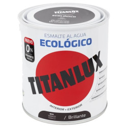 TITANLUX ESMALTE AL AGUA  BRILLANTE TABACO 2,5LTS