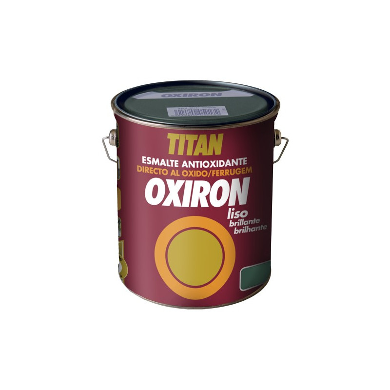 OXIRON ESMALTE LISO BRILLANTE VERDE BOSQUE 4L