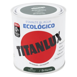 TITANLUX ESMALTE AL AGUA BRILLANTE VERDE MAY 2,5LTS