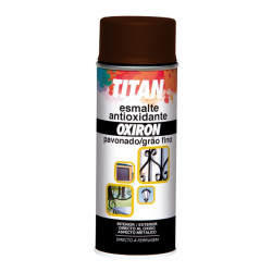 SPRAY TITAN OXIRON PAVONADO MARRON 400ML