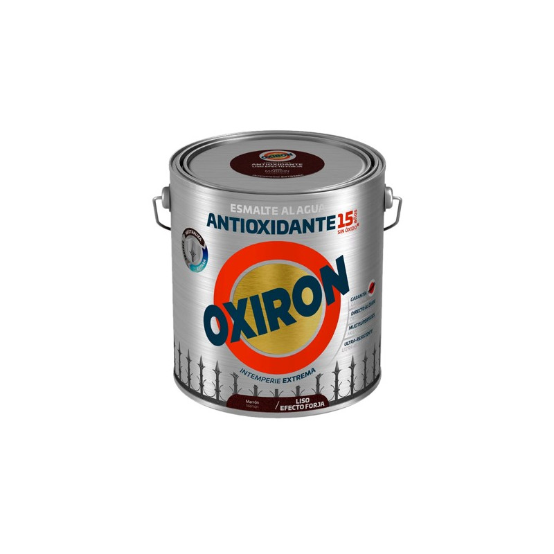 OXIRON 2,5LTS EFECTO FORJA AGUA MARRON LISO