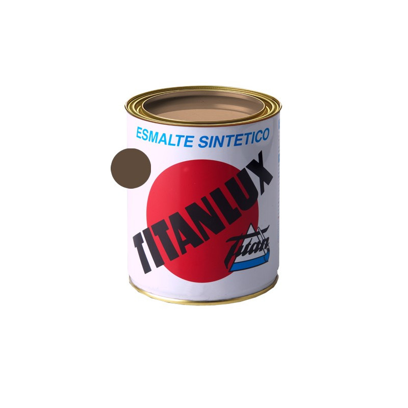 TITANLUX ESMALTE SINTETICO PARDO 375ML (DESCAT)