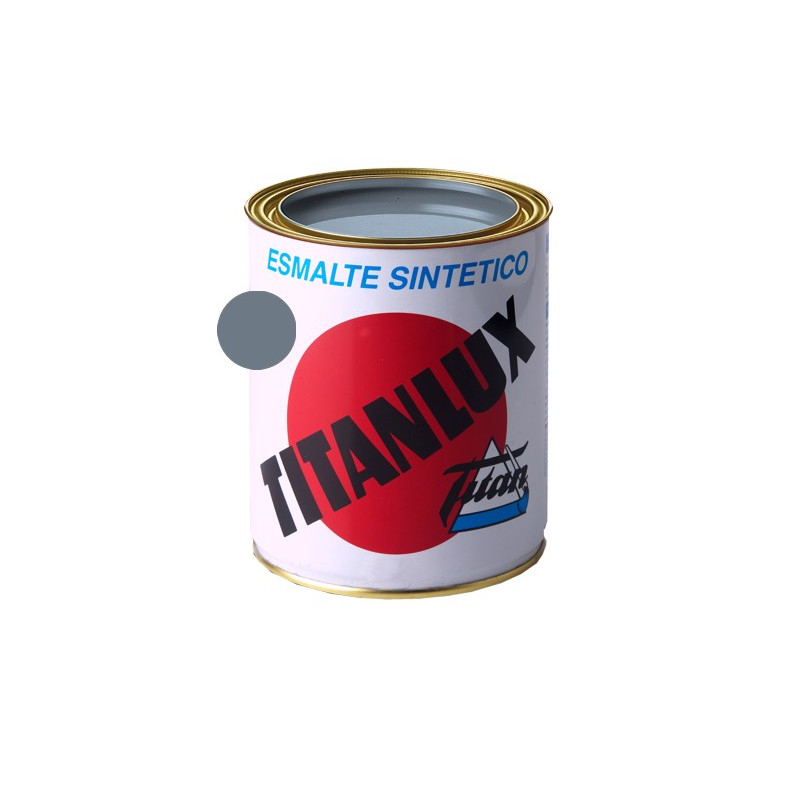 TITANLUX ESMALTE SINTETICO GRIS AZULADO 375ML (DESCAT)
