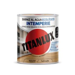 TITANLUX BARNIZ AL AGUA INTEMPERIE SATINADO INCOLORO 250ML