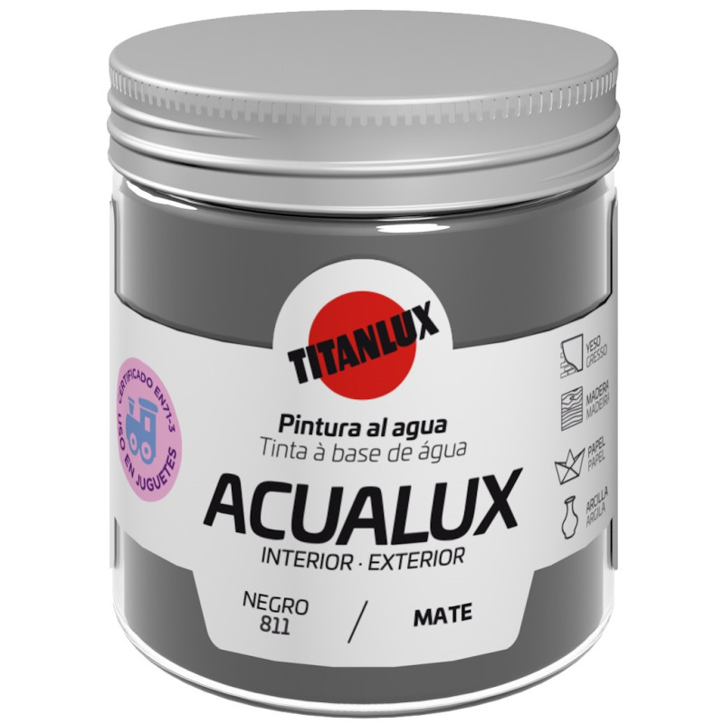 ACUALUX MATE NEGRO 75ML
