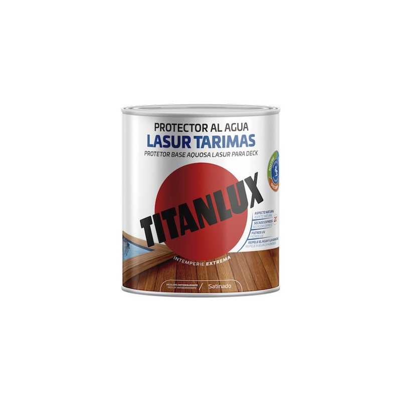 TITANLUX PROTECTOR TARIMA AGUA SATINADO INCOL. A/D 750ML