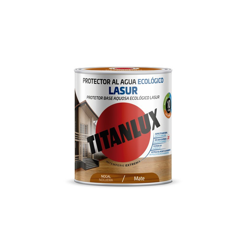TITANLUX PROTECTOR AL AGUA MATE NOGAL 4LTS