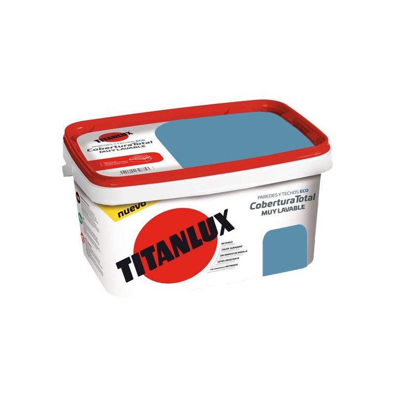 PINTURA TITANLUX COBERTURA AZUL CALIPSO 4LTS