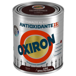 OXIRON AL AGUA LISO EFECTO FORJA MARRON 750ML