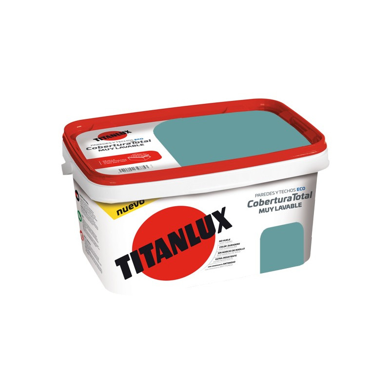 PINTURA TITANLUX COBERTURA VERDE JADE 4LTS