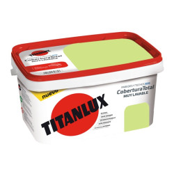 PINTURA TITANLUX COBERTURA VERDE MANZANA 4LTS