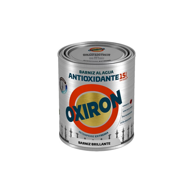 BARNIZ OXIRON ANTIOXIDO 750ML AGUA BRILLANTE