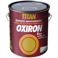 OXIRON ESMALTE LISO BRILLANTE GRIS PERLA 4L