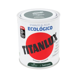 TITANLUX ESMALTE AL AGUA SATINADO VERDE MAYO 250ML