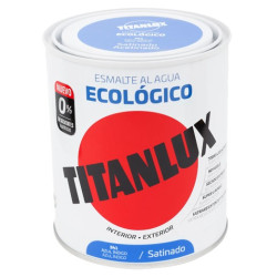 TITANLUX ESMALTE AL AGUA SATINADO AZUL INDIGO 750ML