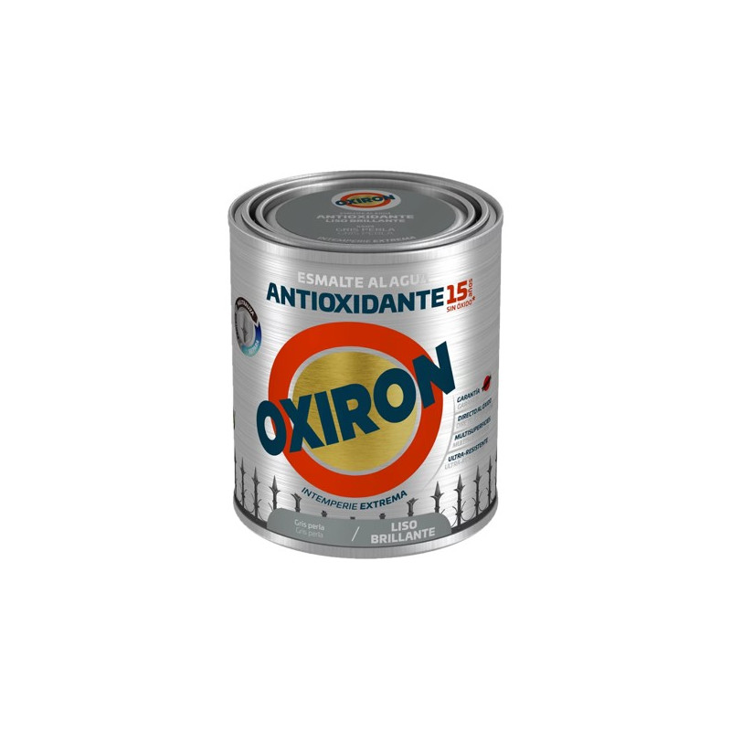 OXIRON AL AGUA LISO BRILLANTE GRIS PERLA 750ML
