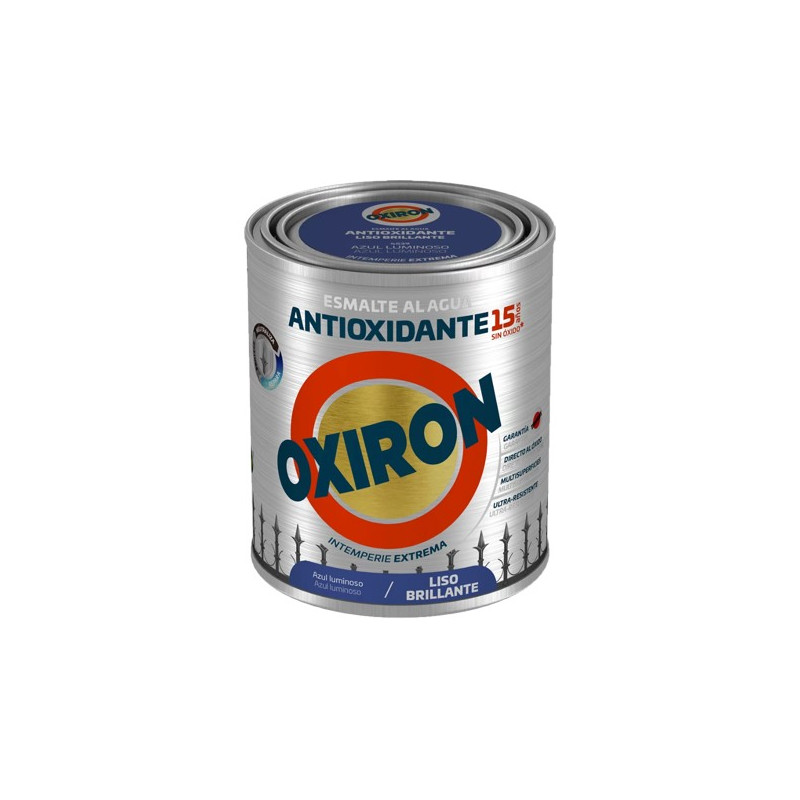 OXIRON AL AGUA LISO BRILLANTE AZUL LUMINOSO 750ML