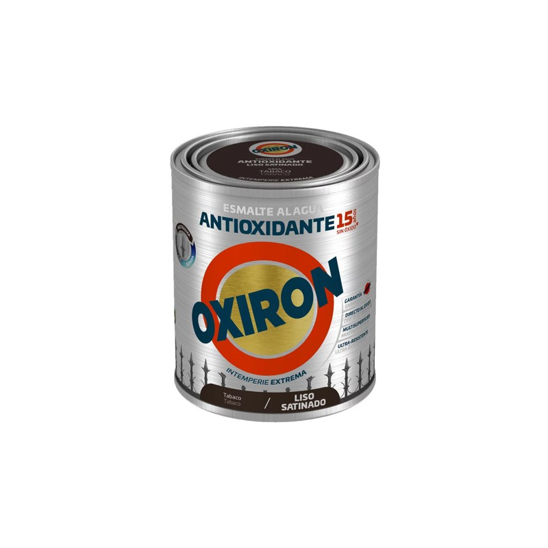 OXIRON AL AGUA LISO SATINADO TABACO 750ML